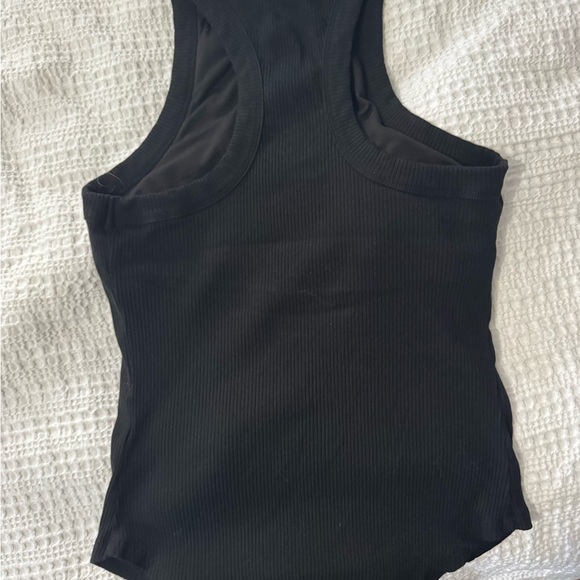 Fabletics Black Ribbed Tank Top - Picture 2 of 3